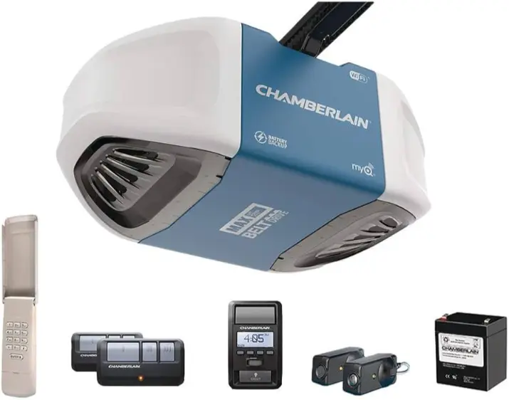 Chamberlain B970T Smart Garage Door Opener with Battery Backup