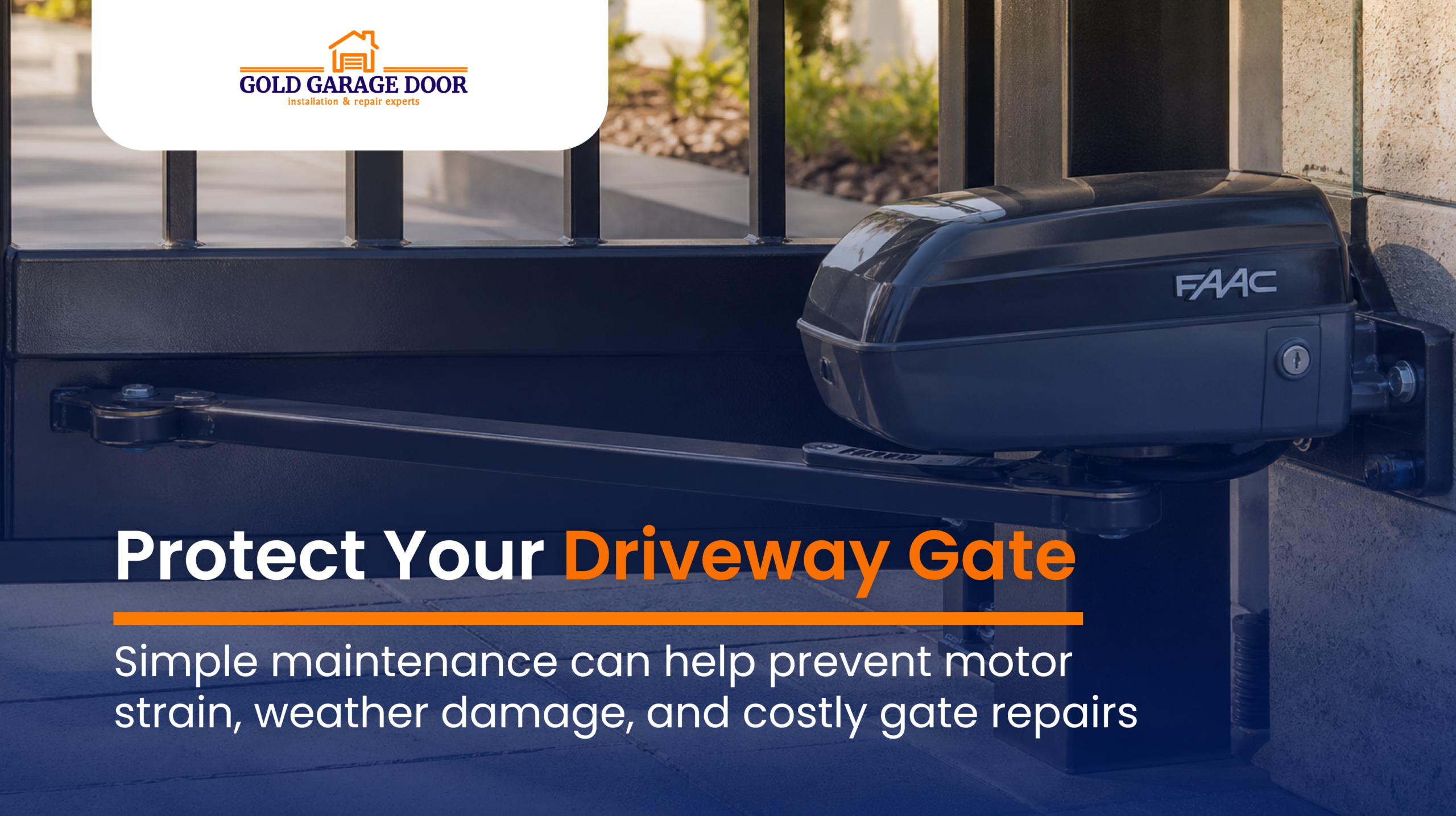 Driveway Gate Maintenance and Repair - Gold Garage Door Repair