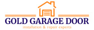 gold garage door logo