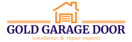 gold garage door logo